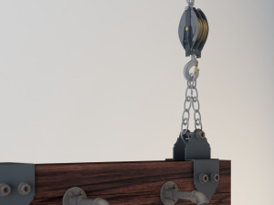 industrial hanging lamp hl12 3D Модель