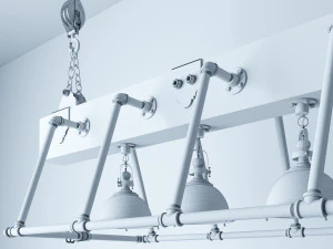 industrial hanging lamp hl12 3D Model