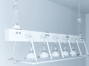 industrial hanging lamp hl12 3D Model