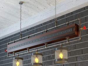 industrial hanging lamp hl13 3D Model