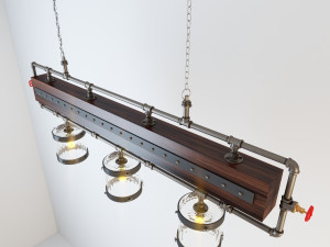 industrial hanging lamp hl13 3D 模型