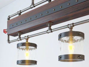 industrial hanging lamp hl13 3D Model