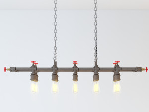 industrial hanging lamp hl14 Modelo 3D