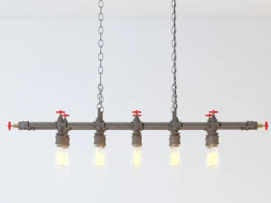 industrial hanging lamp hl14 3D Model