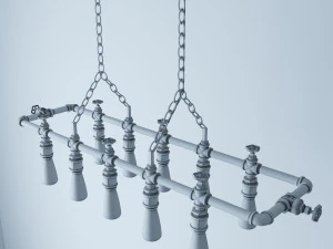 industrial hanging lamp hl14 3D Model