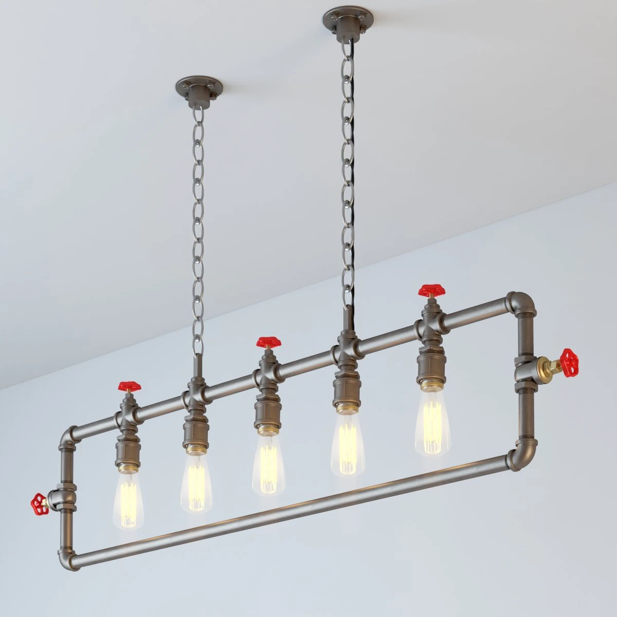 lumin&aacute;ria suspensa industrial hl15 Modelo 3D .c4d .max .obj .3ds .fbx .stl .blend 