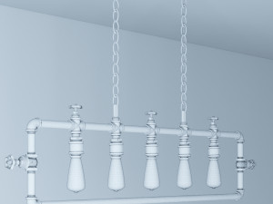 industrial hanging lamp hl15 3D Model
