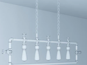 lumin&aacute;ria suspensa industrial hl15 Modelo 3D