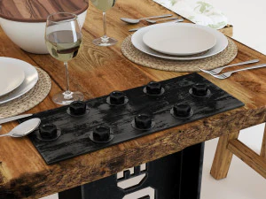 vintage dining table dt1 3D Model
