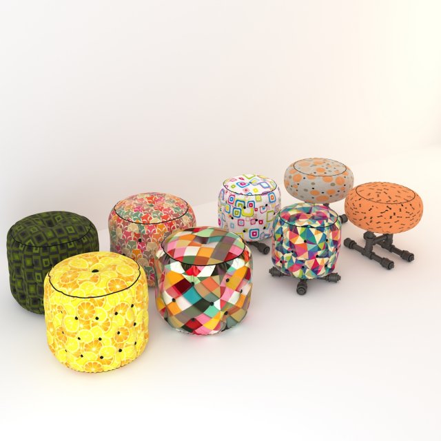 tropical stool ts1 Modelo 3D .c4d .max .obj .3ds .fbx .stl .blend 