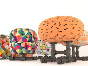tropical stool ts1 Modelo 3D