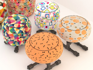 tropical stool ts1 Modelo 3D