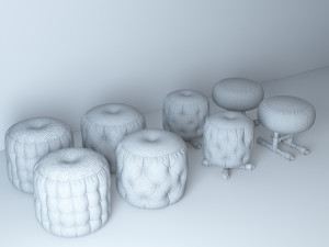 tropical stool ts1 Modelo 3D