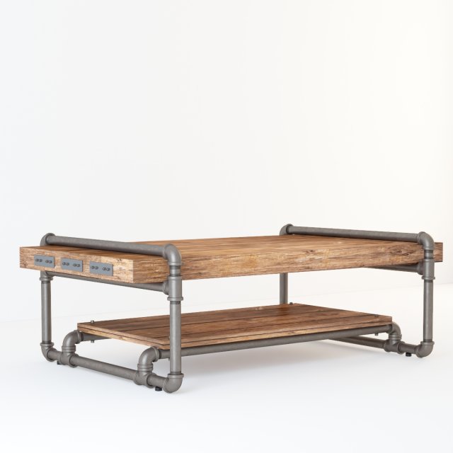 coffee table ct2 3Dモデル .c4d .max .obj .3ds .fbx .stl .blend 