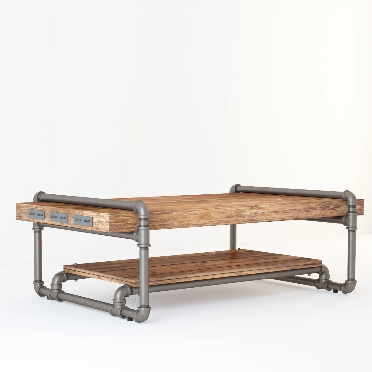 coffee table ct2 3D Model .c4d .max .obj .3ds .fbx .stl .blend 