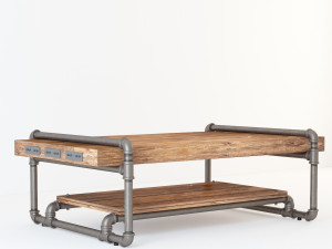 coffee table ct2 3D 模型