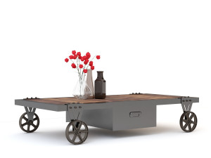 coffee table ct7 3D 模型
