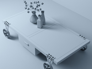 coffee table ct7 Modèle 3D