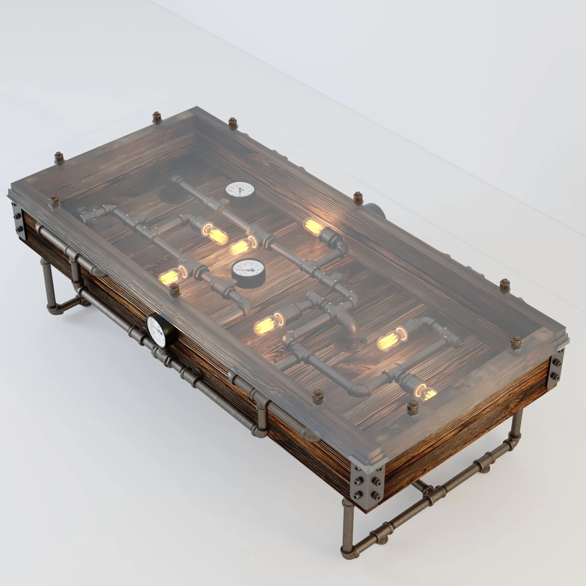 coffee table ct8 3D Model .c4d .max .obj .3ds .fbx .stl .blend