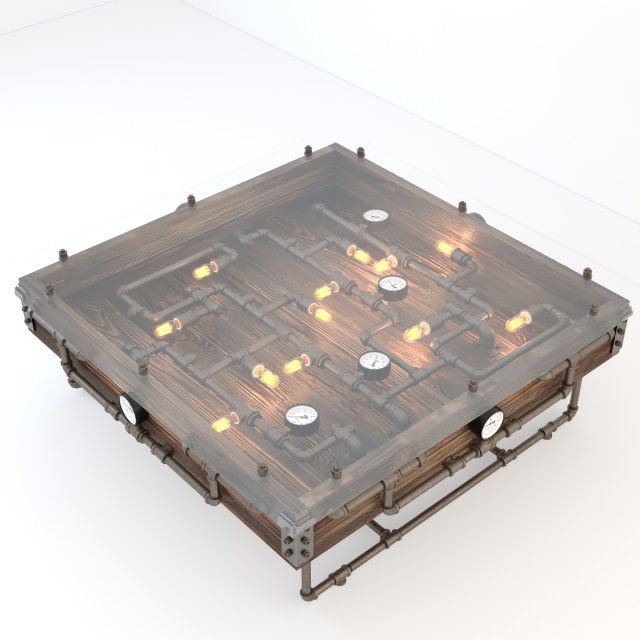 coffee table ct9 Modèle 3D .c4d .max .obj .3ds .fbx .stl .blend 