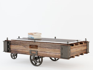 coffee table ct10 3D 模型