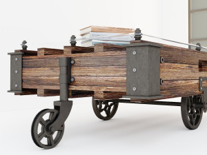coffee table ct10 3D 模型