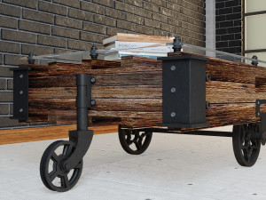 coffee table ct10 3D 模型