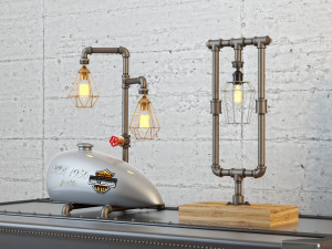 industrial desk lamp d1 3D-Modell