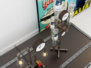 industrial desk lamp d6 3D Model
