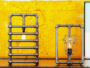 industrial desk lamp d7 3D Model