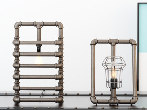 industrial desk lamp d7 Modelo 3D