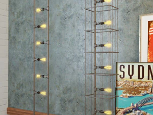 industrial floor lamp l1 3D Model