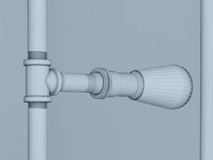 industrial floor lamp l1 3D-Modell