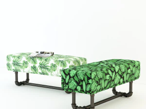 bangku tropis tb1 Model 3D