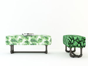 tropical bench tb1 3D Модель