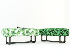tropical bench tb1 3D Модель