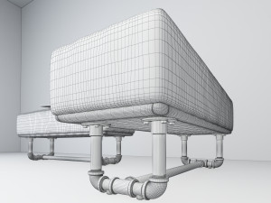 tropical bench tb1 3D Модель