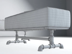 panca tropicale tb2 Modello 3D