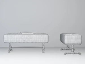 panca tropicale tb2 Modello 3D