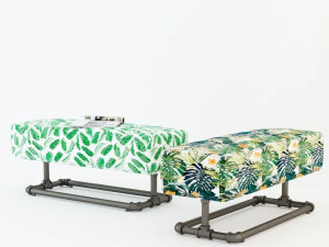 banco tropical tb3 Modelo 3D