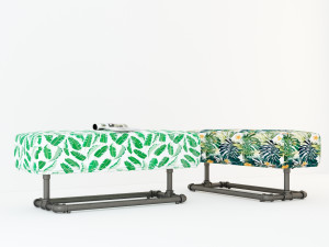 tropical bench tb3 3D Модель