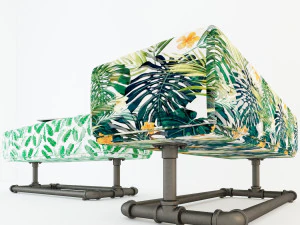 panca tropicale tb3 Modello 3D