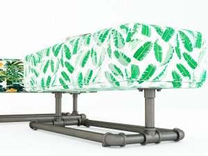 tropical bench tb3 3D Модель