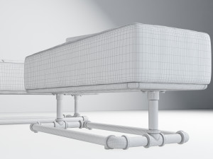 tropical bench tb3 3D Модель