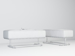tropical bench tb3 3D Модель