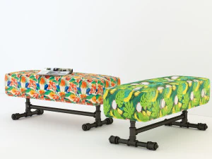 banco tropical tb4 Modelo 3D