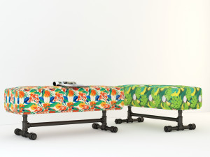 tropical bench tb4 3D Модель