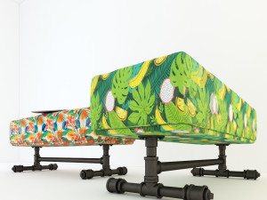 tropical bench tb4 3D Модель