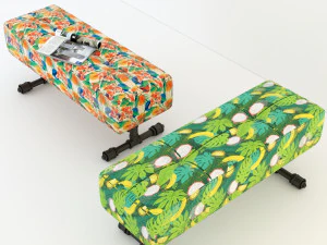 banco tropical tb4 Modelo 3D