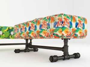 tropical bench tb4 3D Модель
